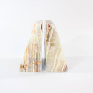 Large Caribbean calcite crystal bookends 4.59kg | ASH&STONE Crystal Shop Auckland NZ