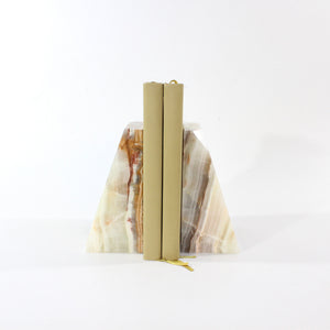 Large Caribbean calcite crystal bookends 4.59kg | ASH&STONE Crystal Shop Auckland NZ