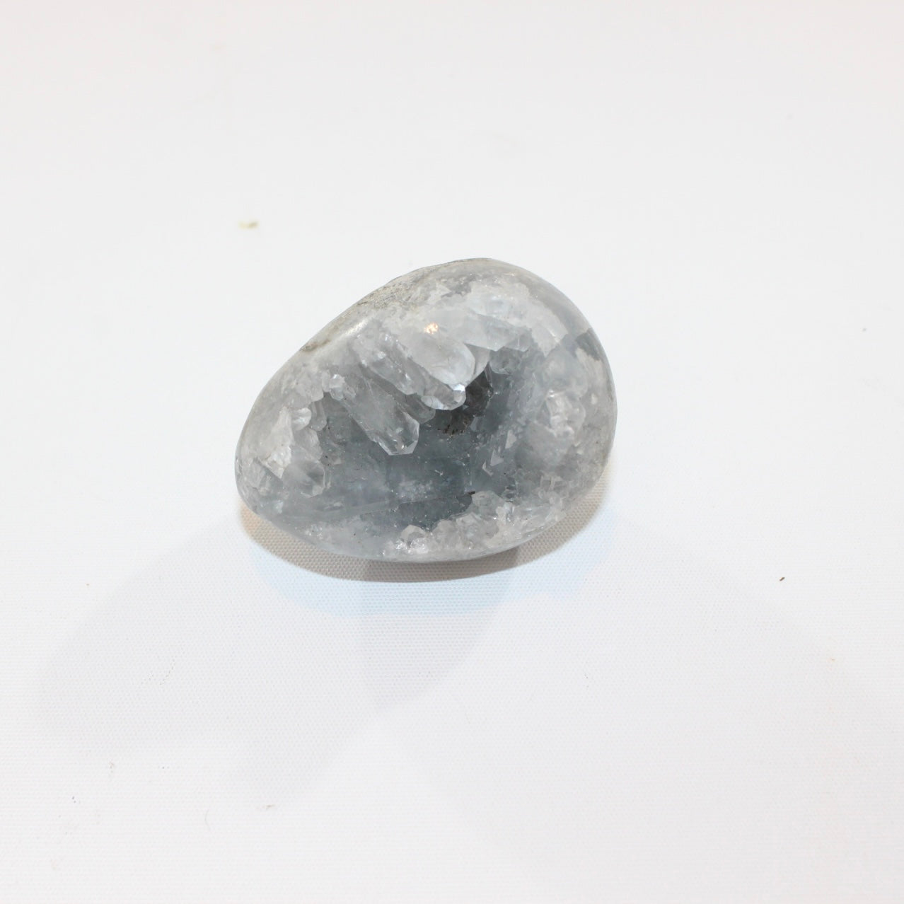 Celestite Egg | Free express shipping. Buy high quality ethical crystals online at
ASH&STONE crystal shop Auckland NZ. AfterPay available.