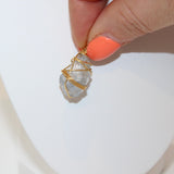 Bespoke Handmade - Celestite Gold Necklace