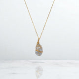 Bespoke Handmade - Celestite Gold Necklace