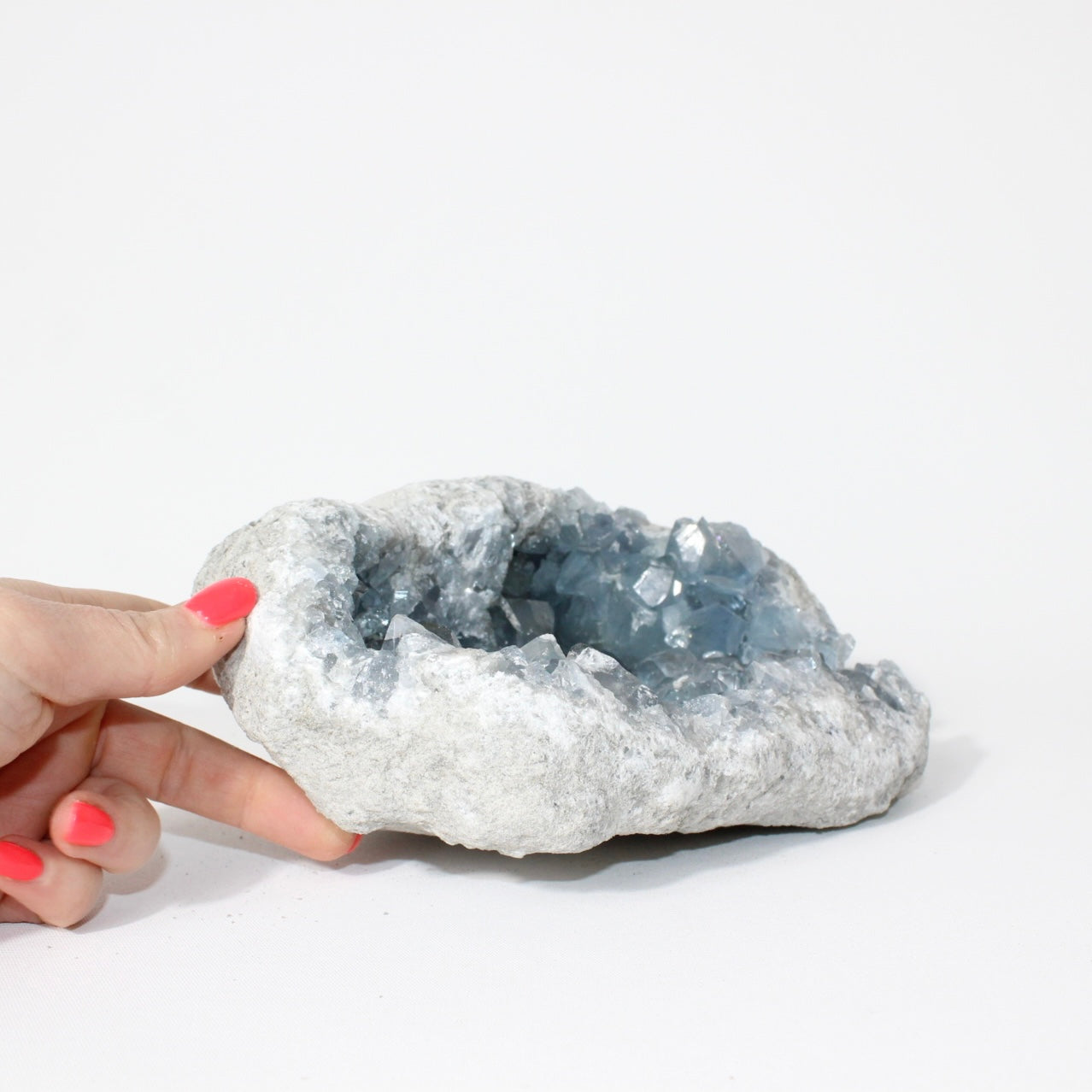 Celestite Crystal Cluster 3.4kg | ASH&STONE Crystals online. Free express shipping.