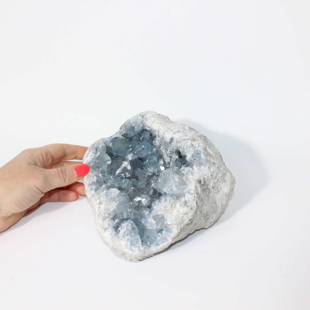 Celestite Crystal Cluster 3.4kg | ASH&STONE Crystals online. Free express shipping.