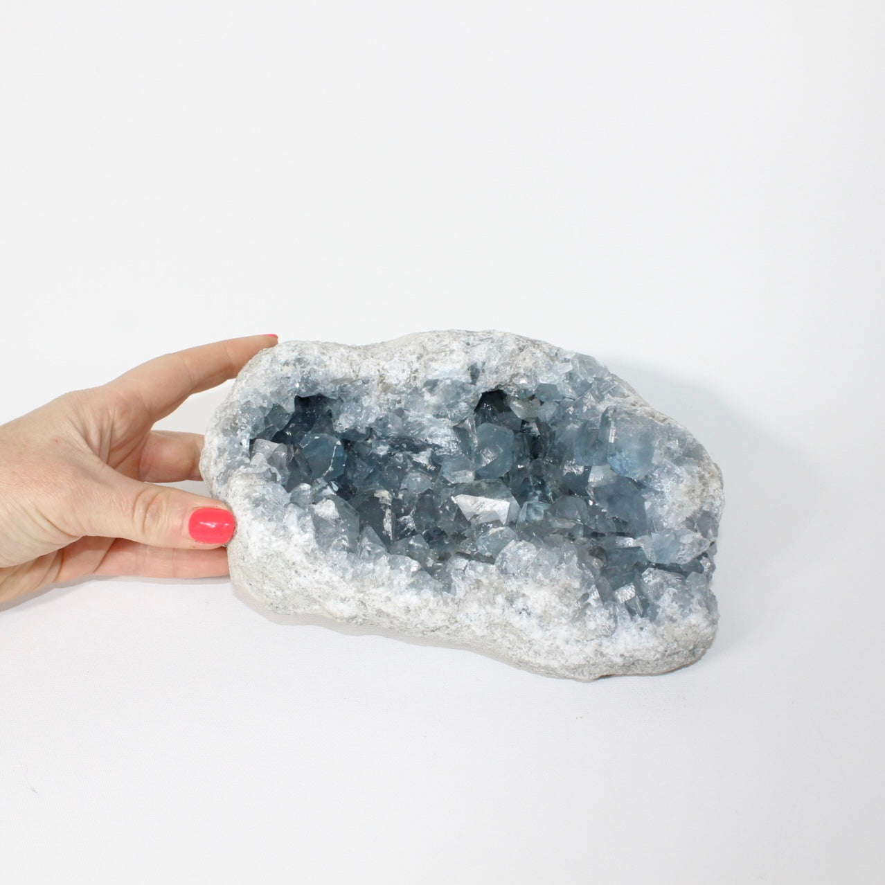 Celestite Crystal Cluster 3.4kg | ASH&STONE Crystals online. Free express shipping.