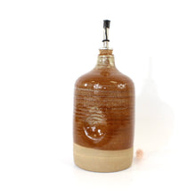 Load image into Gallery viewer, Bespoke NZ handmade large ceramic oil / vinegar dispenser | ASH&amp;STONE Ceramics Shop Auckland NZ
