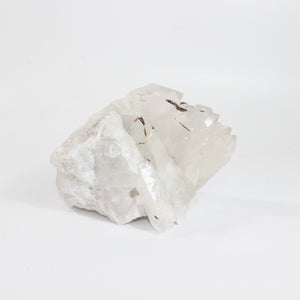 Large clear quartz crystal cluster with brookite 1.73kg Brookite is said to be a stone of Angelic connection and other innate spiritual abilities. This stone is also said to be helpful for those who want to enhance their spiritual growth.