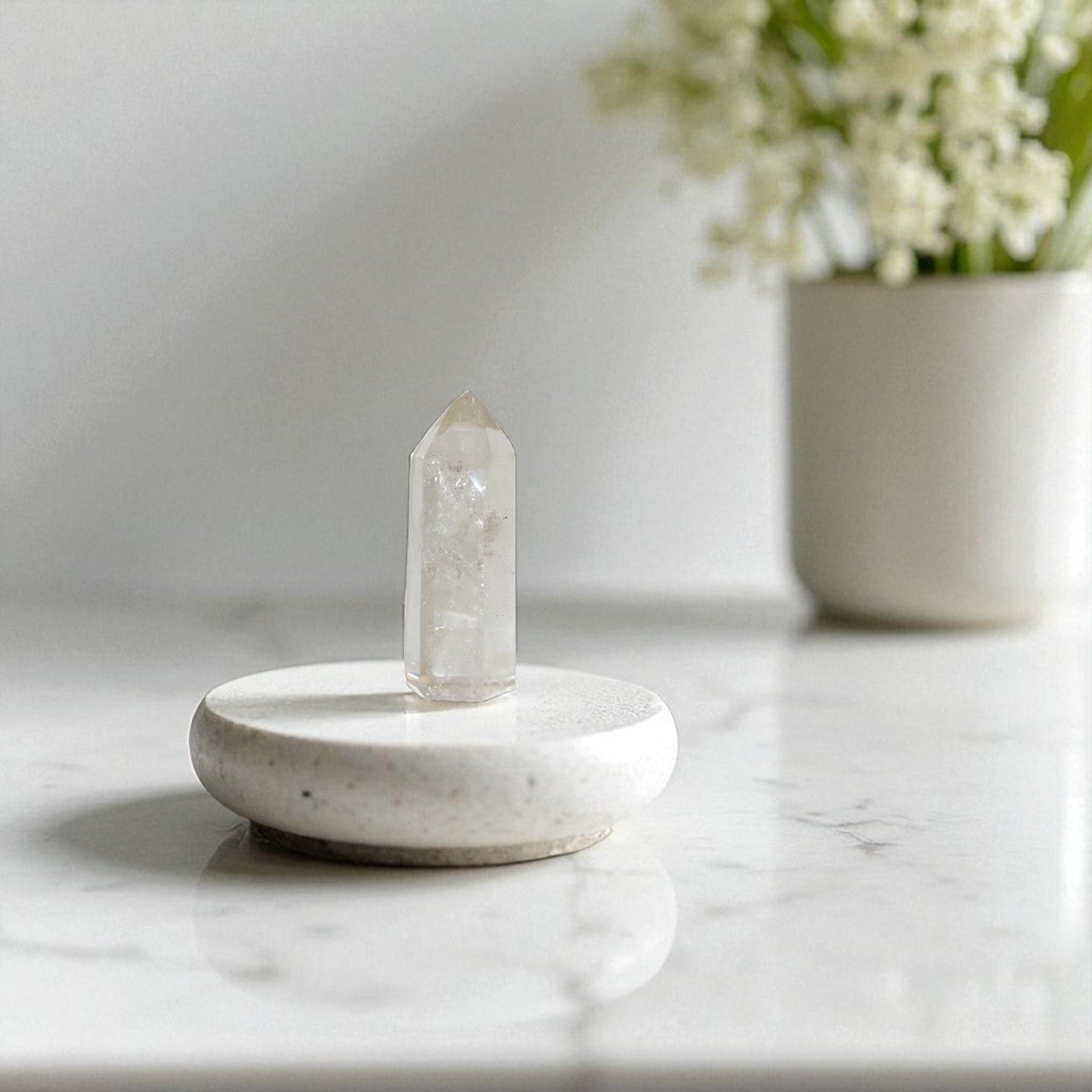 Clear Quartz Crystal Tower. Free express shipping. Shop clear quartz crystals online from ASH&STONE Auckland NZ. AfterPay available. 