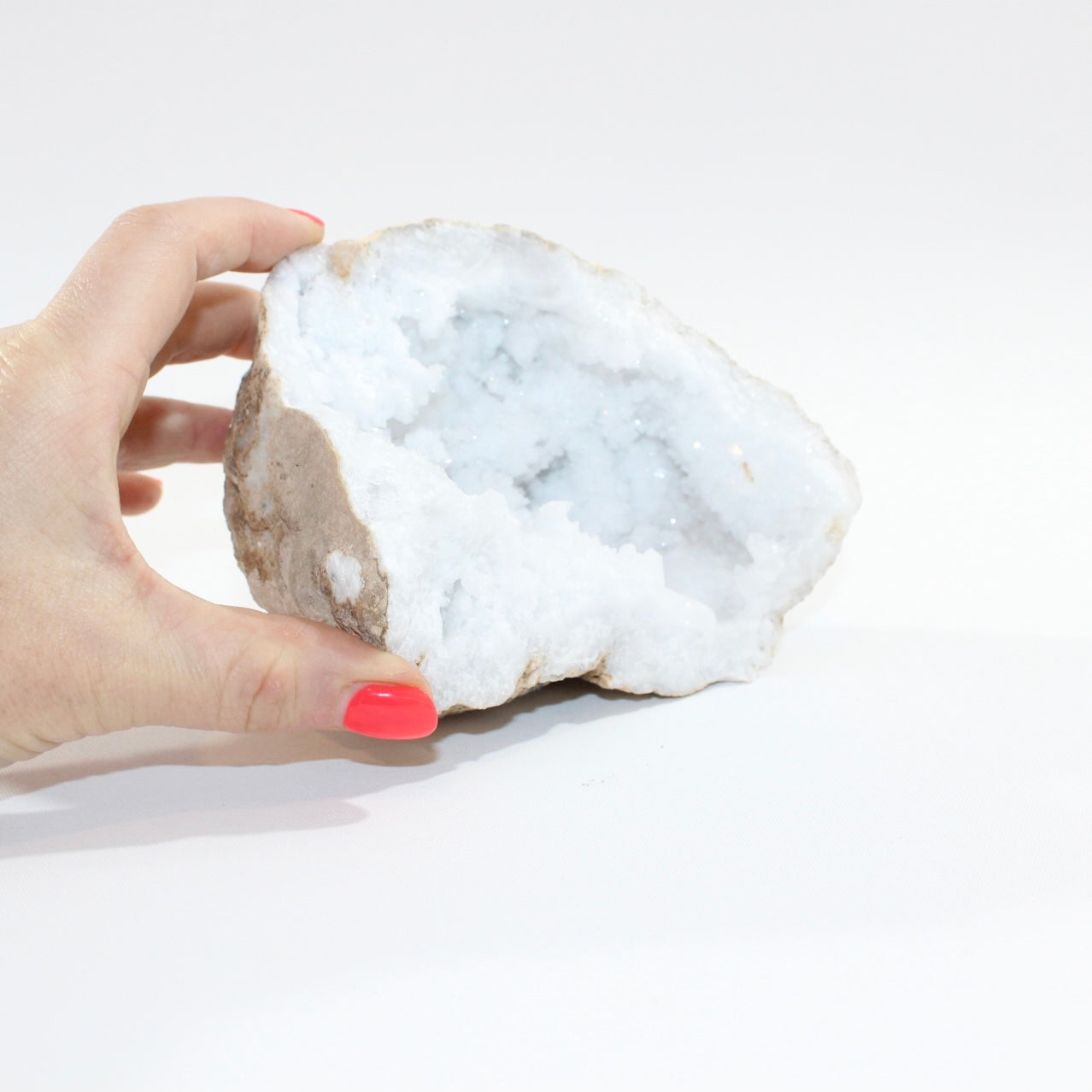 Clear Quartz Crystal Geode . Free express shipping. Shop crystals online from ASH&STONE's Auckland Crystal Shop NZ. AfterPay available.