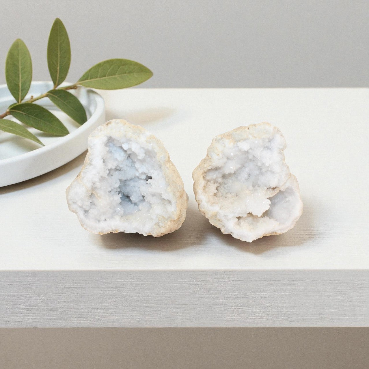 Clear Quartz Geode | ASH & STONE premium online crystal gifts. Free express shipping NZ 