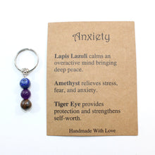 Load image into Gallery viewer, Crystal key ring with meaning card | choose your favourite
