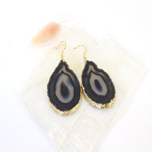 Load image into Gallery viewer, Agate crystal earrings | ASH&amp;STONE Crystal Jewellery Shop Auckland NZ
