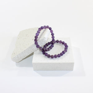 NZ-made amethyst crystal bracelet | ASH&STONE Crystals Shop Auckland NZ