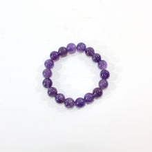 Load image into Gallery viewer, NZ-made amethyst crystal bracelet 10mm bead | ASH&amp;STONE Crystal Shop Auckland NZ
