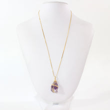 Load image into Gallery viewer, Bespoke NZ-made bespoke amethyst crystal pendant necklace | ASH&amp;STONE Crystal Jewellery Shop Auckland NZ
