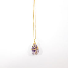 Load image into Gallery viewer, Bespoke NZ-made bespoke amethyst crystal pendant necklace | ASH&amp;STONE Crystal Jewellery Shop Auckland NZ
