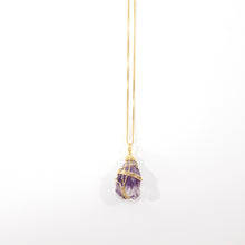 Load image into Gallery viewer, Bespoke NZ-made bespoke amethyst crystal pendant necklace | ASH&amp;STONE Crystal Jewellery Shop Auckland NZ
