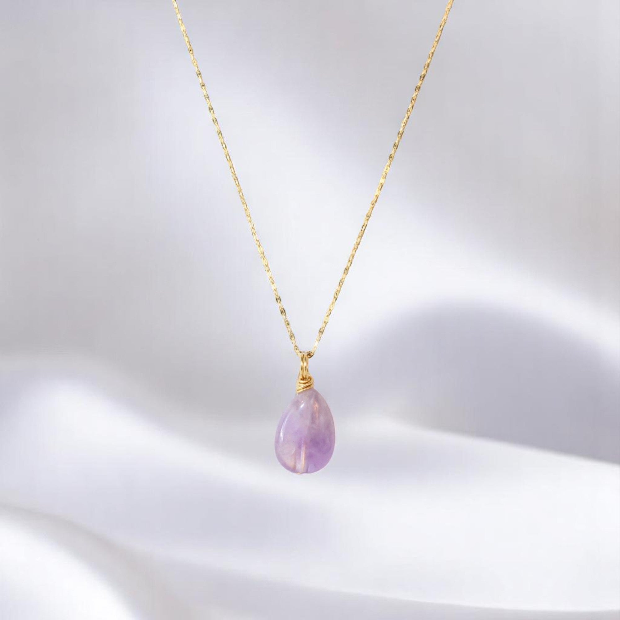 NZ-made amethyst crystal pendant necklace | ASH&STONE Crystal Jewellery Shop Auckland NZ