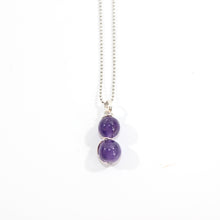 Load image into Gallery viewer, NZ-made amethyst crystal pendant necklace | ASH&amp;STONE Crystal Jewellery Shop Auckland NZ
