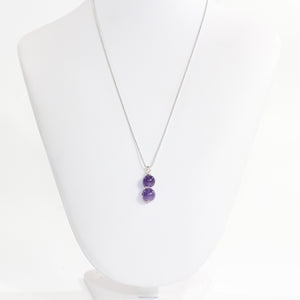 NZ-made amethyst crystal pendant necklace | ASH&STONE Crystal Jewellery Shop Auckland NZ