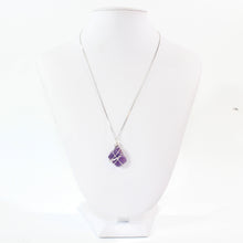 Load image into Gallery viewer, Bespoke NZ-made bespoke African amethyst crystal pendant necklace | ASH&amp;STONE Crystal Jewellery Shop Auckland NZ
