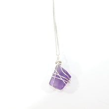 Load image into Gallery viewer, Bespoke NZ-made bespoke African amethyst crystal pendant necklace | ASH&amp;STONE Crystal Jewellery Shop Auckland NZ
