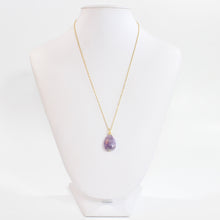 Load image into Gallery viewer, NZ-made amethyst crystal pendant necklace | ASH&amp;STONE Crystal Jewellery Shop Auckland NZ
