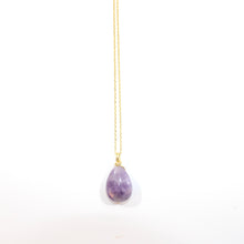 Load image into Gallery viewer, NZ-made amethyst crystal pendant necklace | ASH&amp;STONE Crystal Jewellery Shop Auckland NZ
