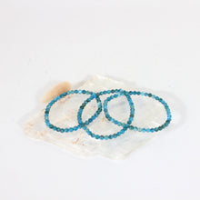 Load image into Gallery viewer, NZ-made blue apatite crystal bracelet | ASH&amp;STONE Crystal Jewellery Shop Auckland NZ
