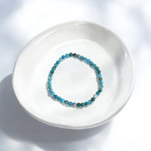 Load image into Gallery viewer, NZ-made blue apatite crystal bracelet | ASH&amp;STONE Crystal Jewellery Shop Auckland NZ
