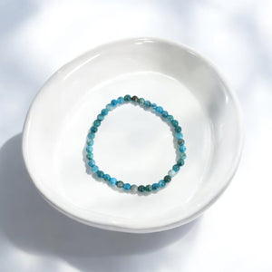 NZ-made blue apatite crystal bracelet | ASH&STONE Crystal Jewellery Shop Auckland NZ