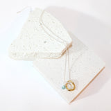 Blue apatite crystal pendant charm necklace | ASH&STONE Crystal Jewellery Shop Auckland NZ
