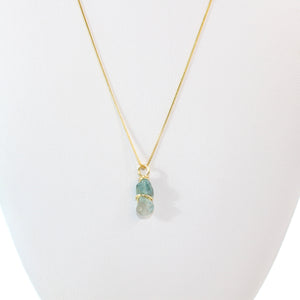 NZ-made apatite crystal pendant necklace  | ASH&STONE Crystal Jewellery Shop Auckland NZ