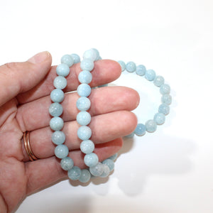 NZ made aquamarine crystal bracelet | ASH&STONE Crystal Jewellery Shop Auckland NZ