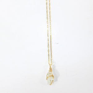 NZ-made aquamarine crystal pendant necklace | ASH&STONE Crystal Jewellery Shop Auckland NZ