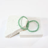 NZ-made green aventurine crystal bracelet 6mm | ASH&STONE Crystals Shop Auckland NZ