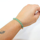 NZ-made green aventurine crystal bracelet 6mm | ASH&STONE Crystals Shop Auckland NZ