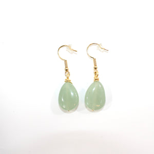 NZ-made aventurine crystal earrings | ASH&STONE Crystal Jewellery Shop Auckland NZ