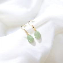 Load image into Gallery viewer, NZ-made aventurine crystal earrings | ASH&amp;STONE Crystal Jewellery Shop Auckland NZ
