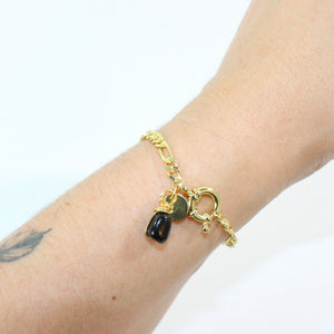 Bespoke NZ-made black tourmaline crystal bracelet  | ASH&STONE Crystal Jewellery Shop Auckland NZ