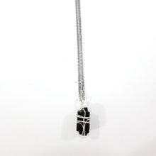 Load image into Gallery viewer, Men&#39;s black tourmaline crystal pendant necklace | ASH&amp;STONE Crystal Jewellery Shop Auckland NZ
