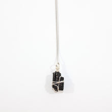 Load image into Gallery viewer, NZ-made black tourmaline crystal pendant necklace |  ASH&amp;STONE Crystal Jewellery Shop Auckland NZ
