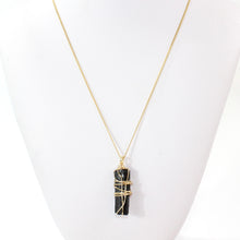 Load image into Gallery viewer, NZ-made black tourmaline crystal pendant necklace | ASH&amp;STONE Crystal Shop Auckland NZ
