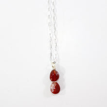 Load image into Gallery viewer, NZ-made carnelian crystal pendant necklace | ASH&amp;STONE Crystal Jewellery Shop Auckland NZ
