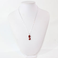 Load image into Gallery viewer, NZ-made carnelian crystal pendant necklace | ASH&amp;STONE Crystal Jewellery Shop Auckland NZ
