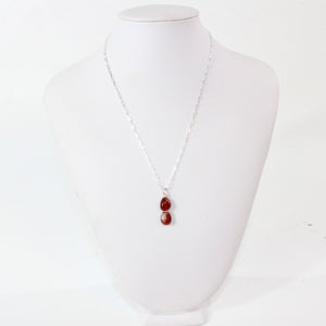 NZ-made carnelian crystal pendant necklace | ASH&STONE Crystal Jewellery Shop Auckland NZ