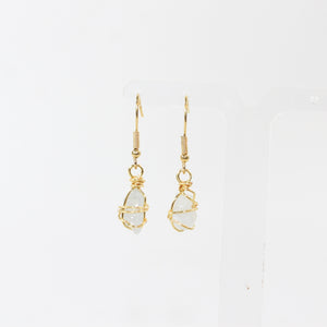 NZ-made celestite crystal earrings | ASH&STONE Crystal Jewellery Shop Auckland NZ