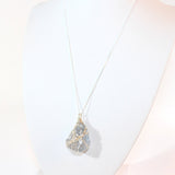 Celestite crystal pendant necklace | ASH&STONE Crystal Jewellery Shop Auckland NZ