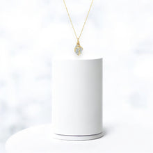 Load image into Gallery viewer, NZ-made celestite crystal pendant necklace | ASH&amp;STONE Crystal Jewellery Shop Auckland NZ
