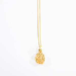 Bespoke NZ-made citrine crystal pendant necklace | ASH&STONE Crystal Jewellery Shop Auckland NZ