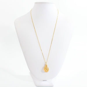 Bespoke NZ-made citrine crystal pendant necklace | ASH&STONE Crystal Jewellery Shop Auckland NZ